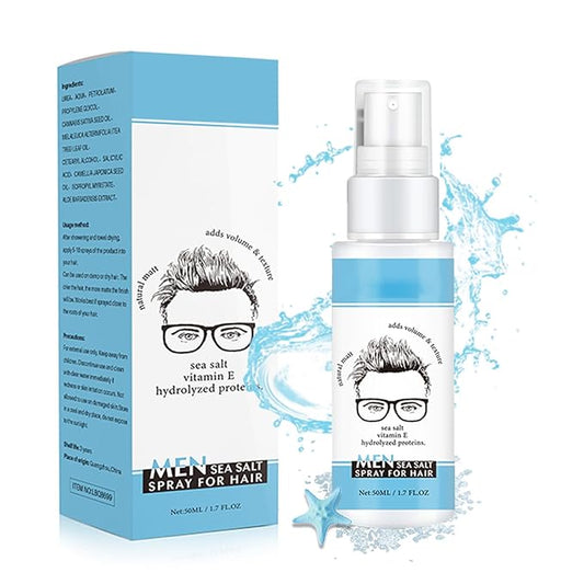 Volumizing Sea Salt Spray for Hair, Natural & Organic Texturizing Beach Hair Spray for Men and Women, Texture, Hold, and Volume Hair Spray, Texturizing & Volumizing Beach Waves Spray for Hair