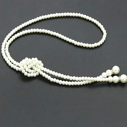 HSQYJ White Crystal Pendant Necklace Long Sweater Necklace Fashion Jewelry for Women