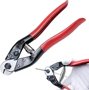 Muzata Upgraded Version Cable Cutter Heavy Duty Wire Rope Up to 532" Stainless Steel Deck Stair Railing Aircraft Strong Thick Seal Metal Fence Bike Bicycle Brake Cutter CT15, CT1