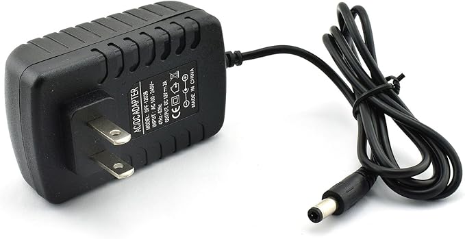 ZYAMY 12V 2A 24W ACDC Power Adapter AC 110-250V to DC 12V 2000MA Power Supply Converter 1m Wire DC 5.5x2.52.1mm Charger for Router, STB, LED, Security Camera, DVD, Player