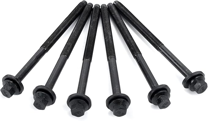 Head Bolt Kit ES72159 Compatible with 1995-2009 for Ford Fusion Escape Contour, for Mazda MPV Tribute, for Mercury Sable Mariner 2.5L 3.0L V6 DURATEC