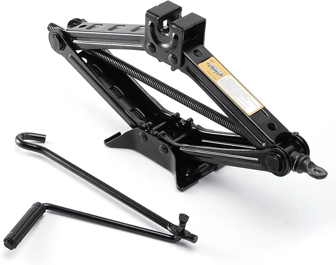 Ikaufen Car Jack Kit Scissor Jack for Car 2 Ton (4400 lbs) Tire Jack Tool Kit Universal Car Emergency Kit with Lug Wrench Tire Changing Kit for Car SUV MPV