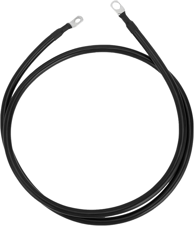 1 Pc Universal Battery Inverter Cable 38" Lug 516" Lug 4.5FT Battery Cable 4 AWG Gauge Black Tinned Copper