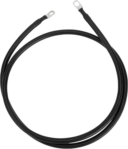 1 Pc Universal Battery Inverter Cable 38" Lug 516" Lug 4.5FT Battery Cable 4 AWG Gauge Black Tinned Copper