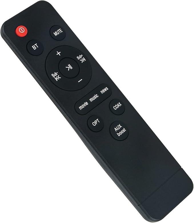 Replacement Remote Control Applicable for Saiyin Sound Bar DS6403 DS6403H DS6343 DS6305 DS6801K DS6801 DS6801K-MK Soundbar Speaker Home Theater System