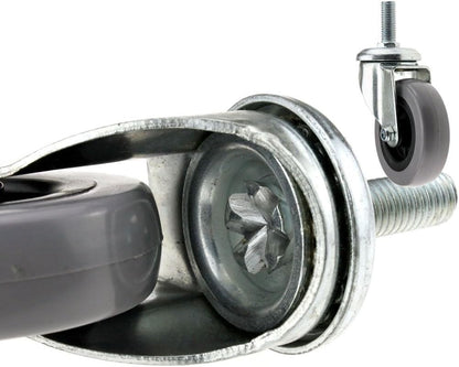 Micro Traders 3 Inch 75Mm Swivel Bolt Hole Castor Wheels Trolley Furniture Caster X 2