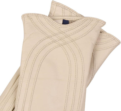 Nappa Leather Gloves Warm Handmade Curve Lambskin for Women