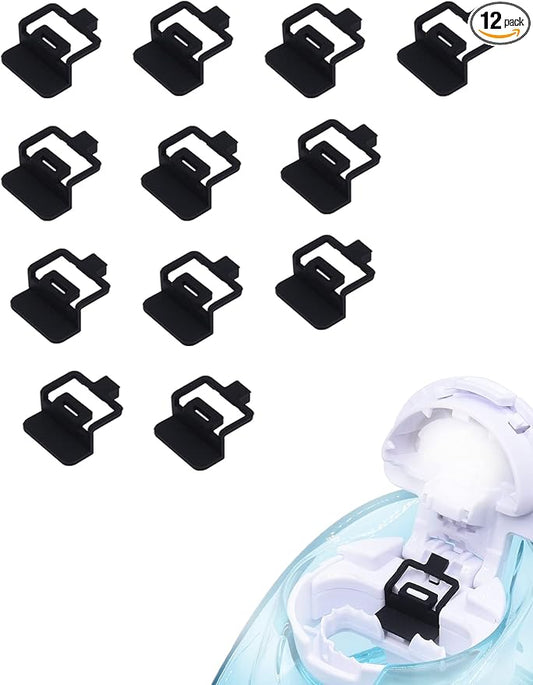 12 PCS Silicone Pods Refills Accessories for Navage Nasal Care, Save Salt for Easy Operation (Black)