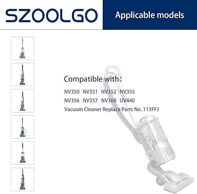 Replacement Hose For Shark Vacuum Navigator,Parts For Shark:NV350,NV351,NV352,NV355,NV356,NV357,NV380,NV390,UV440,CU512,Vacuum Cleaner Replace Parts 113FFJ