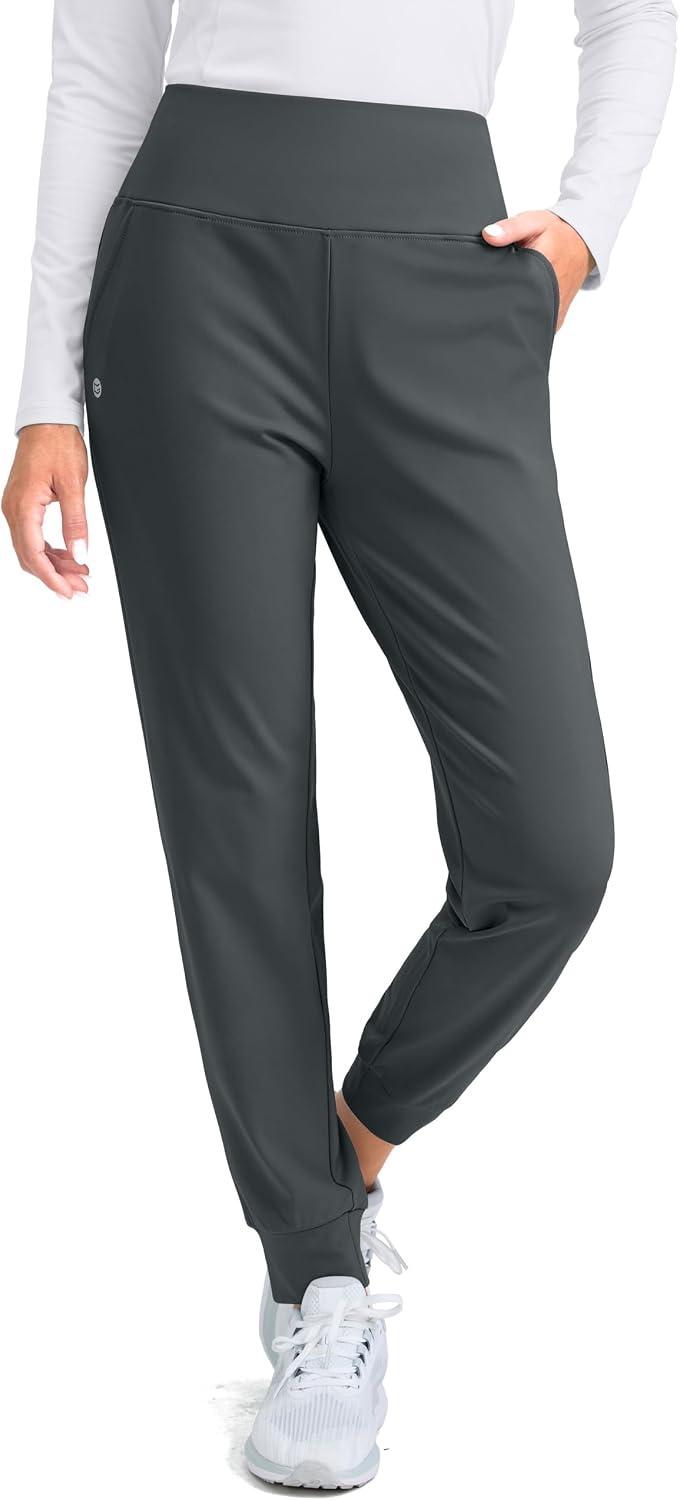 G Gradual Women's Fleece Lined Water Resistant Hiking Joggers