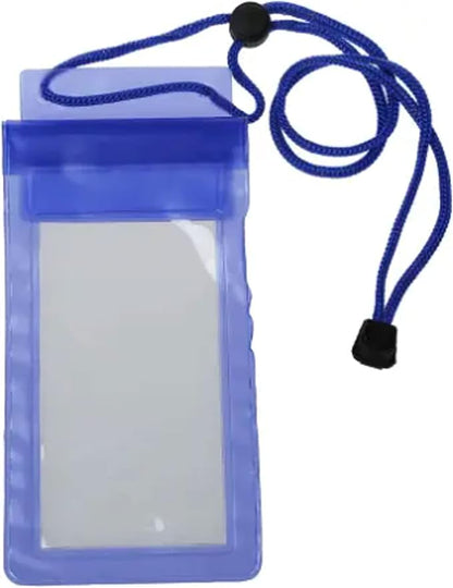 Universal Waterproof Phone Pouch Dry Bag, 4.5 x 10.2 Inches, Blue