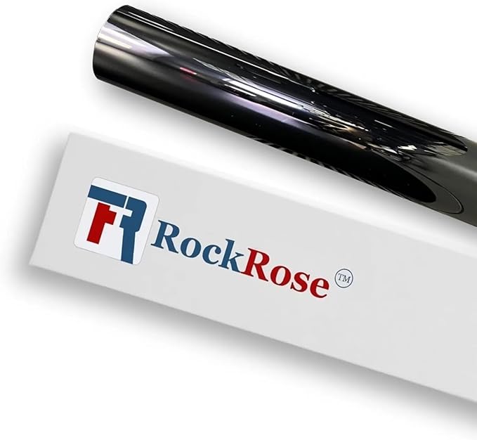 RockRose 20% Car Window Tint 24 in x 10FT 1PLY Carbon Charcoal Privacy Film Heat, UV, and IRR Block Tint for Cars or Home Adhesive Film Easy Shrink, Plotter Friendly Pro Grade