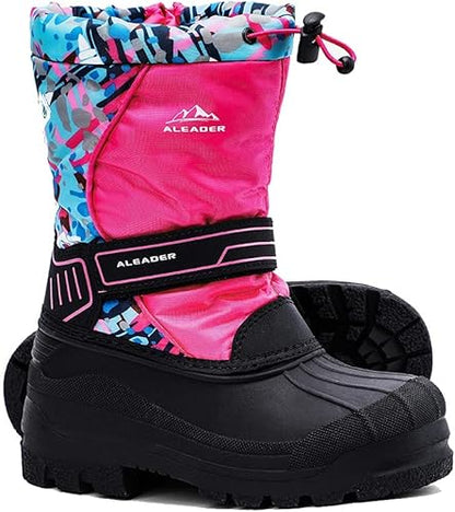 ALEADER Kid's Outdoor Snow Boots Insulated Boys Girls Waterproof Winter Boots (Little Kid/Big Kid)