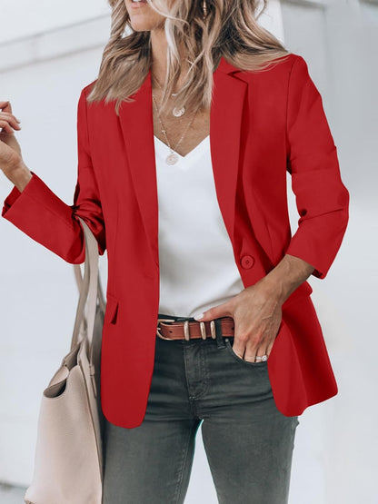Soft, comfortable blazer from Cicy Bell, perfect for office, casual, or dressing up everyday look.