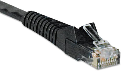Tripp Lite Cat6 Gigabit Snagless Molded Patch Cable (RJ45 M/M) - Black, 25-ft.(N201-025-BK)