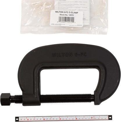 Wilton Brute Force C-Clamp, 6-716" Opening, 3-12" Throat, 27500 Lbs. Clamping Force (Model 6 F.C.)