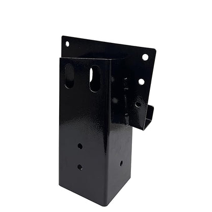 HIFLAME Outdoor Brackets for Deer Stand Hunting Blinds Shooting Shack, Tree Houses, Powder Coated Heavy Duty, 4x4 Outdoor Platform  Hunting Stand Bracket. (Set of 4, Black)