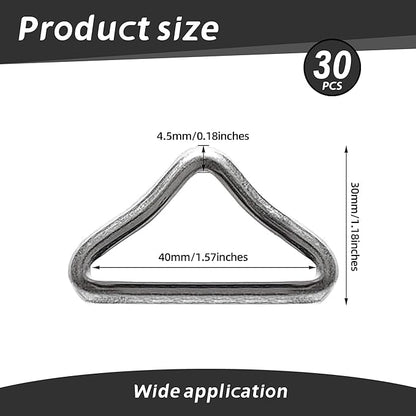 Triangle Ring Buckle,V-Shaped Buckle Trampoline Triangle Ring,Trampoline Replacement Parts,for Trampoline Mat Surface and Jumping Cloth Processing