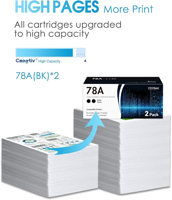 78A CE278A Toner Cartridges Compatible 78A CE278A Black Toner