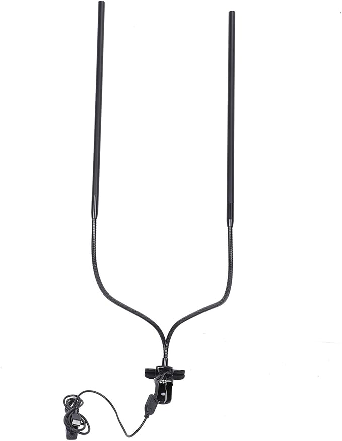 EVTSCAN LED Plant Lights Full Spectrum Dimming Timing Clip On Growing Lamp Bars for Indoor Seedlings Flowers