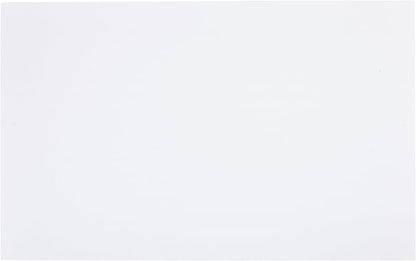 Basics Ruled Lined Index Note Cards, 500 Count, 5 Pack of 100, White, 5 in x 8 in