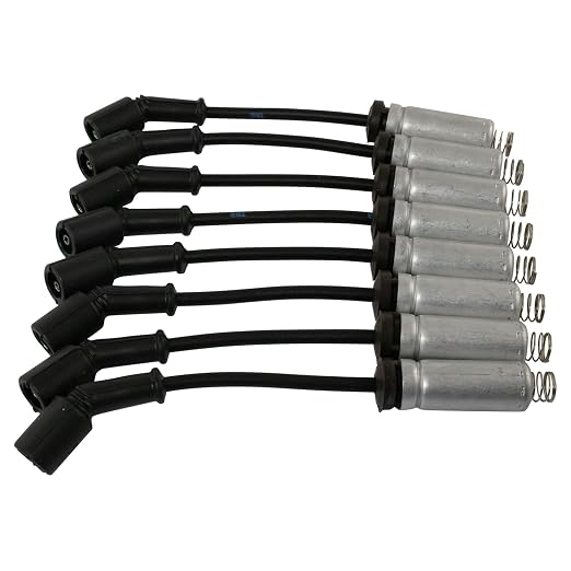 TRQ Ignition Spark Plug Wire Kit Set