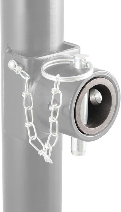 CURT 28932 Replacement Swivel Jack Male Pipe Mount, 58-Inch Pin Hole