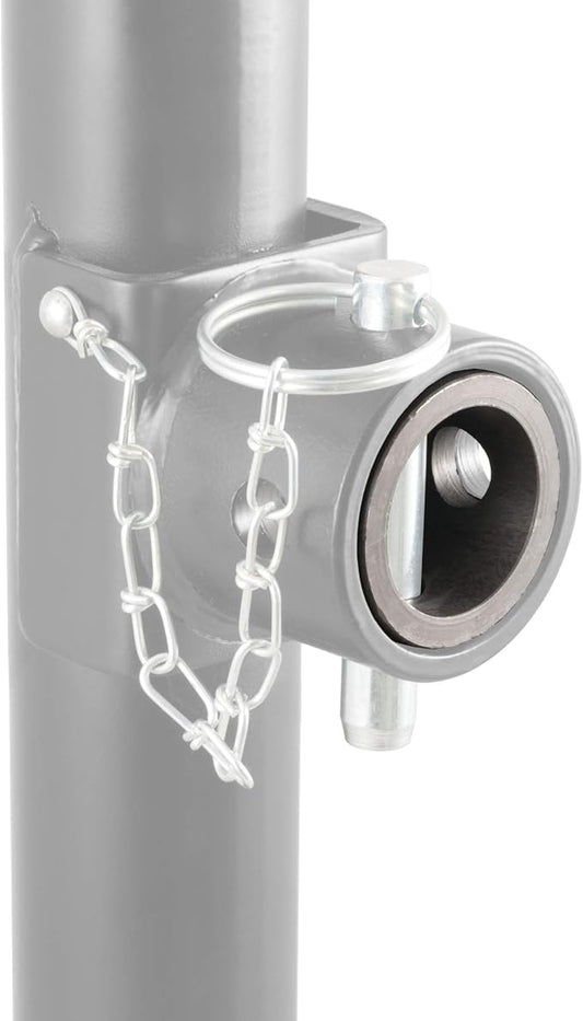 CURT 28932 Replacement Swivel Jack Male Pipe Mount, 58-Inch Pin Hole