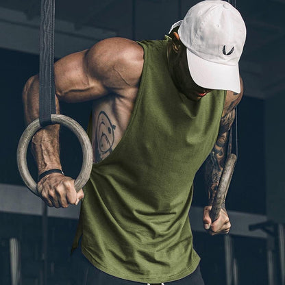 COOFANDY Men Workout Tank Top 2 Pack Gym Bodybuilding Sleeveless Muscle T Shirts.
