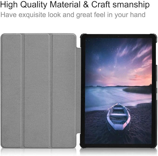 Custer Case for Samsung Galaxy Tab S4 10.5 T830 T835 T837,Ultra-Thin PU-Leather Hard Shell Cover for Samsung Galaxy Tab S4 10.5 T830 T835 T837 - Blue