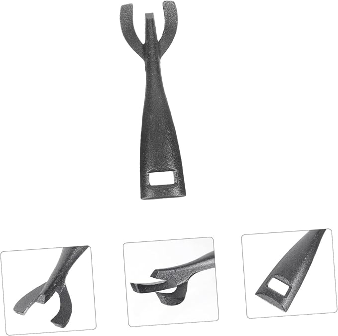 Steak Plate Fork Bowl Gripper Iron Plate Clip Fajita Skillet Clip Tools for Men Dish Pan Clip Non Food Grip Pan Gripper Stainless Steel Griddle Dish Gripper Man Pot Cast Iron Metal