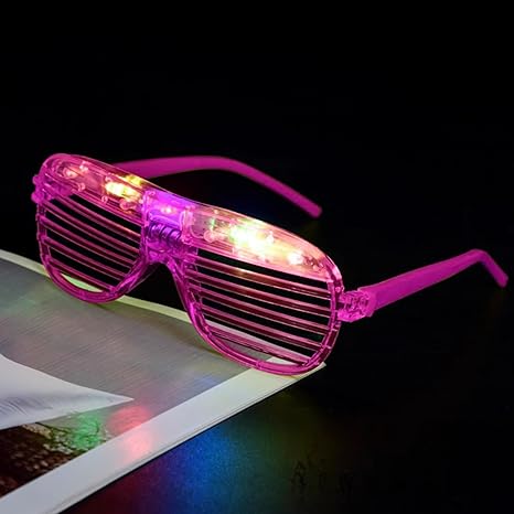 Led Party Glow Glasses Costumes Neon Flashing Plastic For Kids/Adult Dark Party Pool Party #3566z