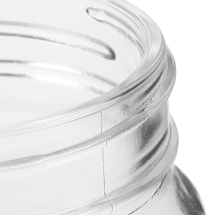 VOSAREA 3pcs Sealed Jar Mason Jar Candy Dispenser Honey Dispenser Jam Containers Food Storage Container Transparent Containers Small Jar with Lid Jars for Kitchen Clear Jars Glass