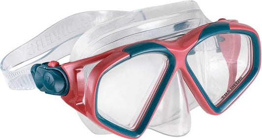 Cozumel Adult Snorkeling Mask - Crystal Clear Vision, Tempered Lens with Anti-Fog Coating, Leak-Free Face Skirt - Explore Series | Unisex Adult