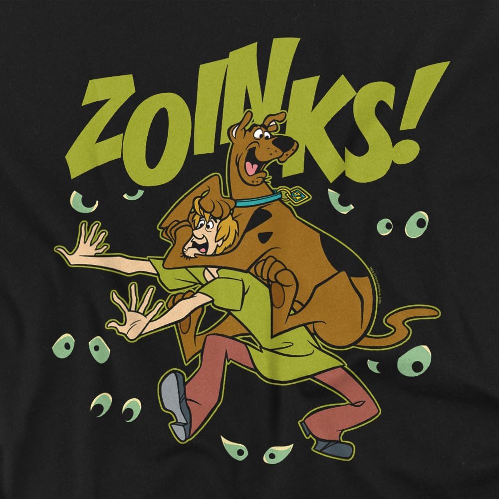 Popfunk Scooby-Doo and Shaggy Zoinks! T-Shirt, Black