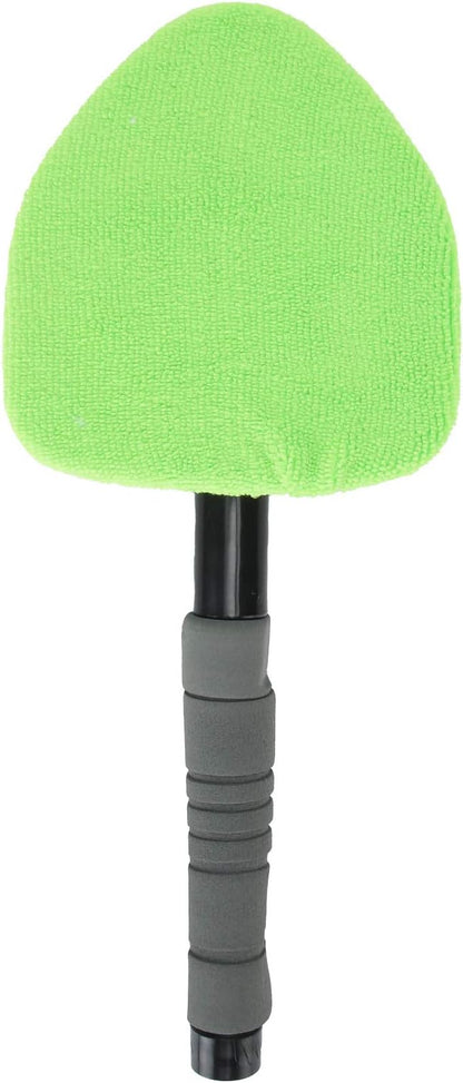 Fdit Microfiber Car Window Tool Windshield Cleaner Wand Tool with Telescopic and Extendable Handle Auto Inside Glass Wiper Kit