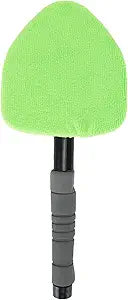 Fdit Microfiber Car Window Tool Windshield Cleaner Wand Tool with Telescopic and Extendable Handle Auto Inside Glass Wiper Kit