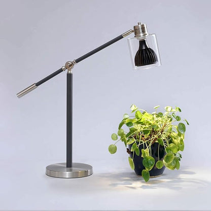 Aspect VitaN LED Grow Light Bulb Full Spectrum for Indoor Plants 12"-48" Below Light - DIMMABLE - 20 Watt-3000K SOLTECH Solutions - Black and White Available (Black)