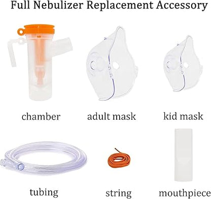 Nebulizer Replacement Kit for Adult and Child, Suitable for Home Use
