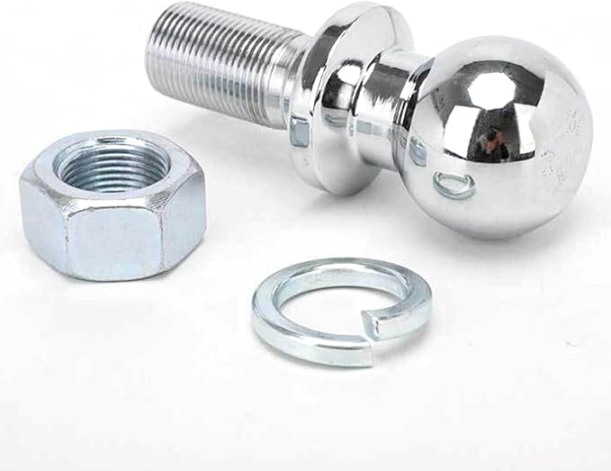 Trailer Hitch Ball Tow Ball 2" Diameter 1" Shank Standard Fit 6000 lbs. Capacity