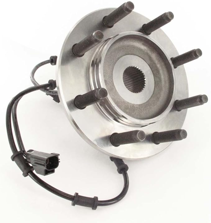 SKF Front Wheel Bearing and Hub Assembly with ABS Sensor Wire Sealed Spindle 8 Lug BR930502 Aftermarket Part Compatible with Dodge 2003-2005