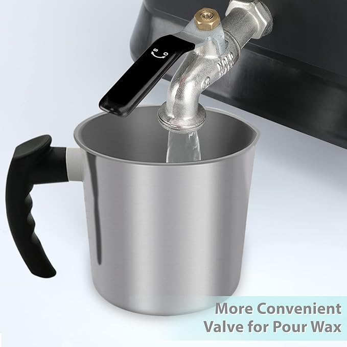 Sutomlo Large 4.5 Qts Electric Wax Melter for Candle Making, Candle Wax Melting Pot with Temperature Control  Pour Spout for Candle Maker  Candle Making Business