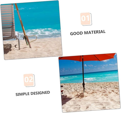 YARNOW Fringe Beach Umbrella Insert Outdoor Beach Anchor Sturdy Camping Anchor