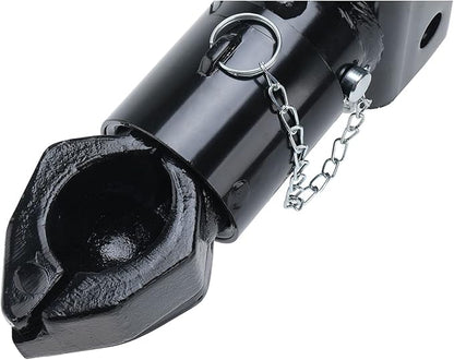 YaeMarine 2" Dia Ball 7000LBS Adjustable Channel-Mount Trailer Coupler with Bolts and Nuts