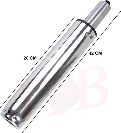 IYB-Office Chair Gas Lift Pneumatic Cylinder Replacement - Universal Size, Heavy Duty Hydraulic (Silver)