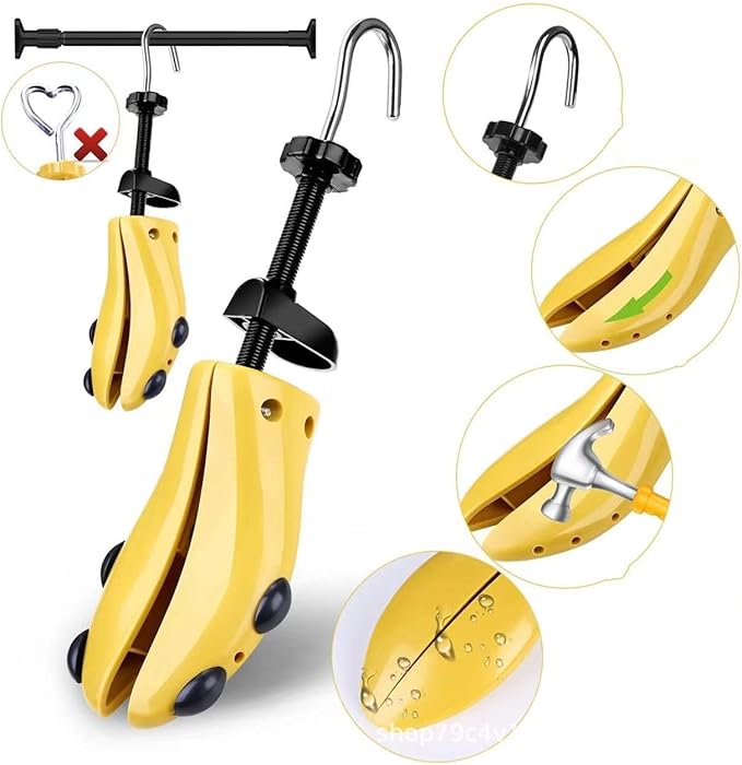 Shoe stretcher, suitable for wide feet, unisex (size: US 7-11.5) shoe stretcher expander, wide foot expander.