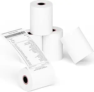 3-1/8 x 230ft Thermal Receipt Paper Rolls, Cash Register Paper Rolls, Thermal Paper for Cash Register/POS Terminals (5 Rolls)