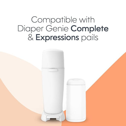 Diaper Genie Bags Refills 270 (Pack of 8) Clean Laundry Scent  Diaper Pail Refills with Max Odor Lock  Holds up to 2160 Newborn Diapers