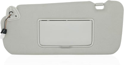 Left Driver Side Sun Visor Compatible with Nissan Murano 2009 2010 2011 2012 2013 2014 Sunshade Replacement  96401-1AA1B (Gray)