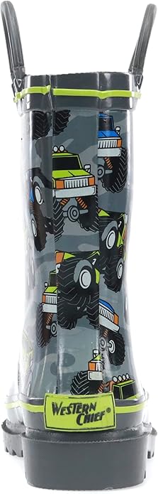 Western Chief Unisex-Child Waterproof Printed Rain Boot